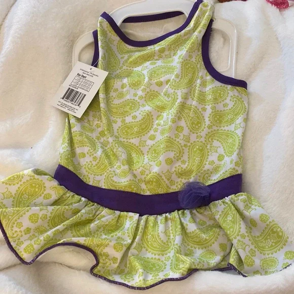 Meijer Dog New Cute Doggie Dress Paisley Print Sizes Medium